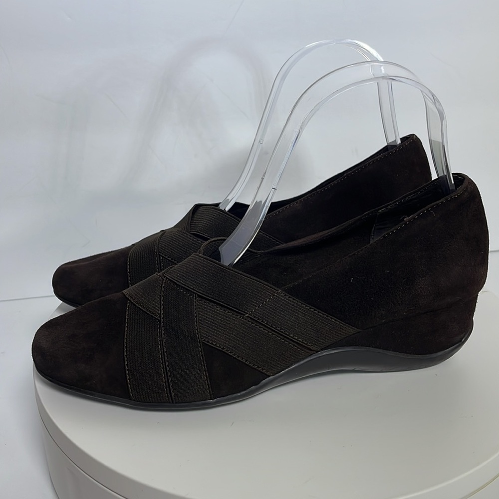 Vaneli brown shoes size 7 - Picture 4 of 11